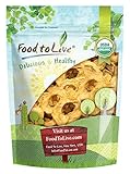 Food To Live Certified Organic Dried Apple Rings (Non-GMO, Kosher, Unsulfured, Bulk) (8 Ounces)