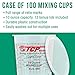 Custom Shop Paint Mixing Cups, 10-Ounce (Box of 100) - Plastic Measuring Cups for Liquids, Automotive Painting, Epoxy Resin, Acrylic Arts, Crafts, Disposable or Reusable, Graduated, Mixing Ratios