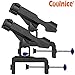 Cooltto Fishing Rod Holders Boats 2 Pack Large Clamp Opening 360 Degree Adjustable Fish Pole Racks Folding Holder