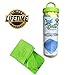 COOL BESTY Cooling Towel Workout, Zumba, Gym, Fitness, Golf, Yoga, Camping, Hiking, Travel, Outdoor Sports Chilly Towel for Instant Cooling Relief – Green