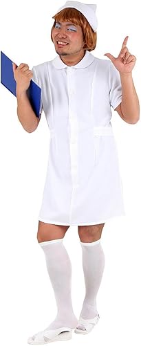 Amazon Party City 女装man コスプレ ドキドキナースman メンズ 白 コスプレ 仮装 通販 Amazon Party City 女装man コスプレ ドキドキナースman メンズ 白 コスプレ 仮装 通販