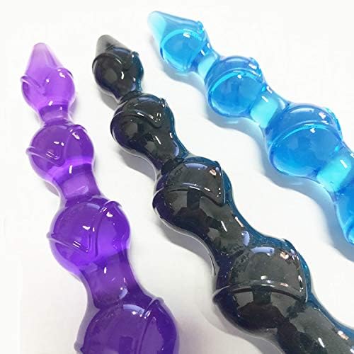 Womens Stimulator Games for Beginners T-Shirt Soft Beginner Size Anales Pull Beads - Handheld Electric Amal Training Plug for Men & Women Blue by PADEK