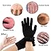 Codream Cotton Men's Gel Moisturizing Gloves and Socks Instantly Repair Eczema Dry Rough and Cracked Hands and Feet Gel Lining with Essential Oils and Vitamins Black