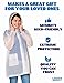 Rain Poncho Men's Women's Raincoat Jacket Ventilation Anti Odor Two Pockets & Hood