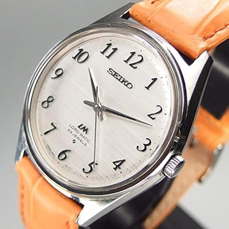 Amazon Co Jp 希少 56lm アラビアンダイヤル 機械式 ワンピースケース Seiko Lm Lord Matic ロードマチック Ref 5601 9000 自動巻 Ss メンズ 腕時計 ホビー