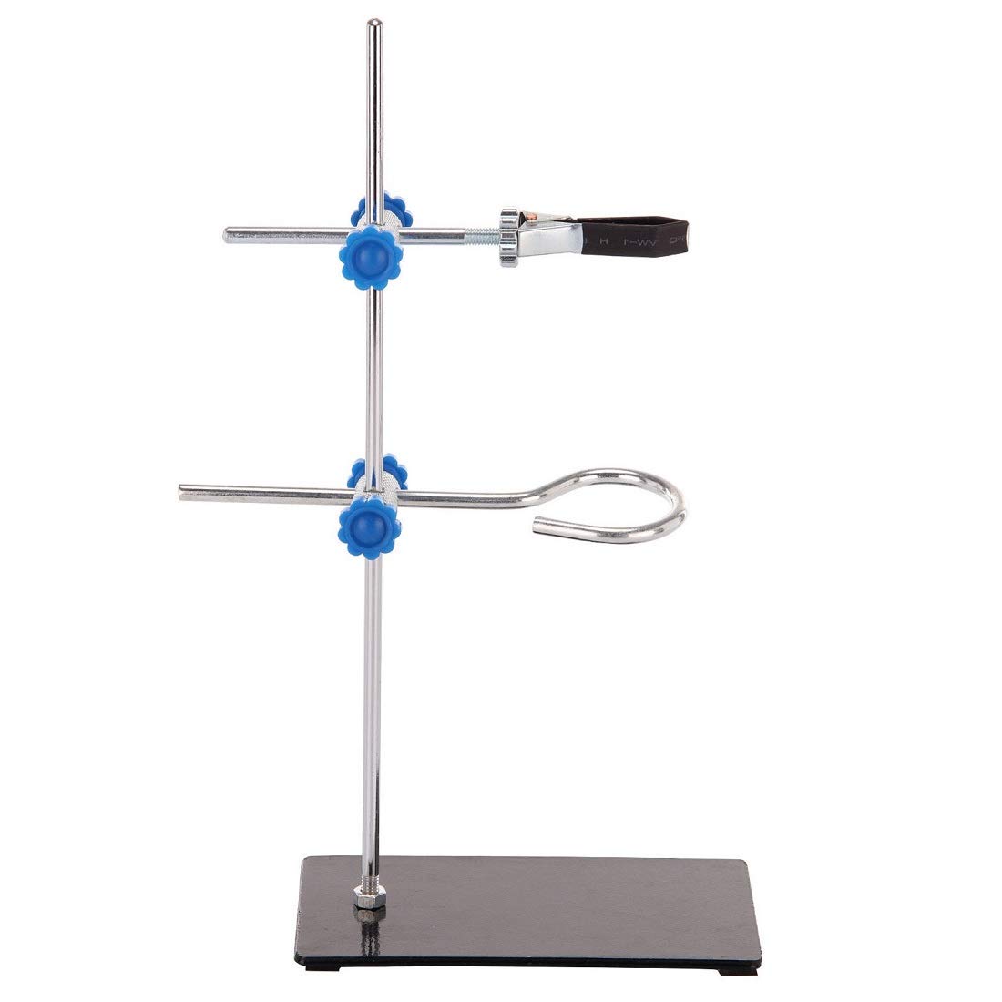 Queiting Laboratory Retort Stand Mini Lab Support Stands Clamp Flask Alcohol Bottle Lab Bracket 30cm Amazon Co Uk Business Industry Science