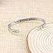 Jvvsci Keep Going Cuff Bracelet, Inspirational Motivational Gift, Friends BFF Sisters Encouragement Gift, Arrow Symbols, Secret Message