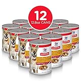 Hill's Science Diet Wet Dog Food, Adult, Savory Stew with Chicken & Vegetables, 12.8 oz, 12-pack