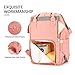 HaloVa Diaper Bag Multi-Function Waterproof Travel Backpack Nappy Bags for Baby Care, Large Capacity, Stylish and Durable, Red…