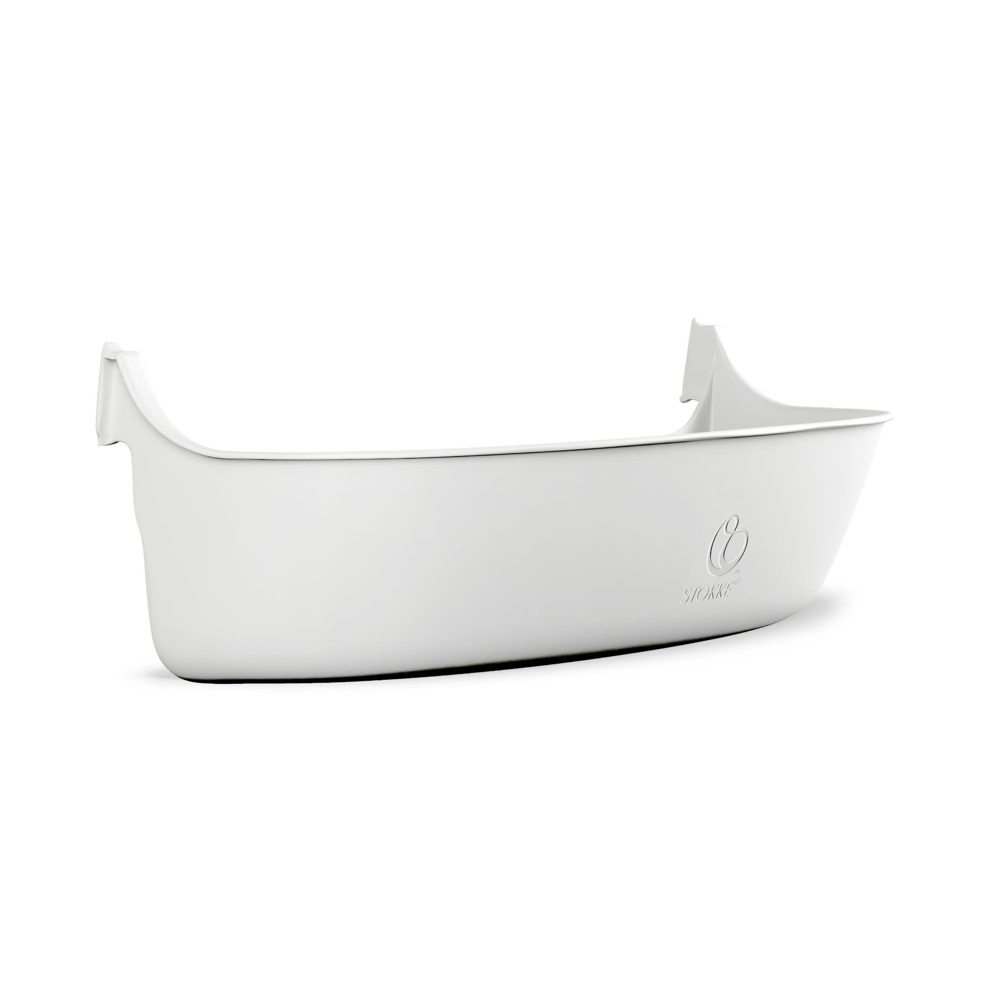 Tripp Trapp Storage, White - Flexible + Smart Storage Solution - Fits All Tripp Trapp Chairs Made After 2003 - Multifunctional, Safe + Easy to Use - Dishwasher Safe & BPA-Free