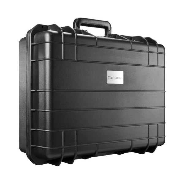 Mantona Outdoor Fotokoffer L - Wasserdichter Kamerakoffer 31L, staubdicht & stoßfest, großer Schutzkoffer inkl. Schaumstoffeinlagen, ideal für Kameras, Objektive & Zubehör (48.5x35.5x18cm) – Bild 7