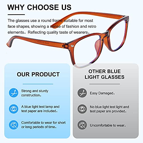 Blue Light Blocking Glasses Computer Glasses Anti Eye Strain