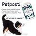 Petpost Paw Wipes for Dogs | 70 Count Dog Paw Cleaner Wipes with Coconut Oil, Jojoba Oil & Aloe | Gentle Pet Wipes for Paws | Large Ultra Soft Cotton Pads, Cherry Blossom Scent