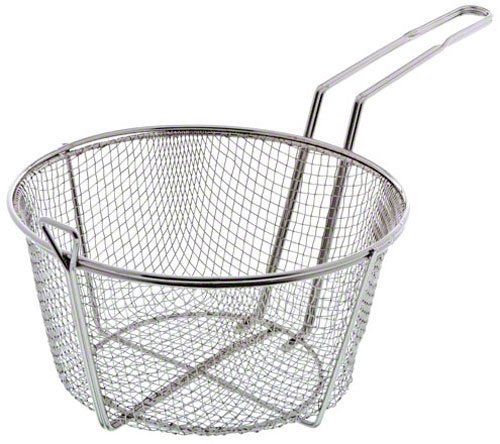 Click Here to See More Images Update International FB-9 Fry Basket round - Case of 10