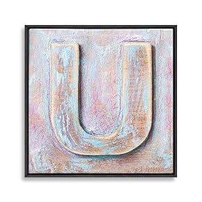 signwin Framed Canvas Wall Art Alphabet Canvas Prints...