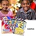 100pcs Poke Cards TCG Style Card, Mega EX Cards Full Art, Includes 80 EX Cards 20 GX Cards Look Alikes