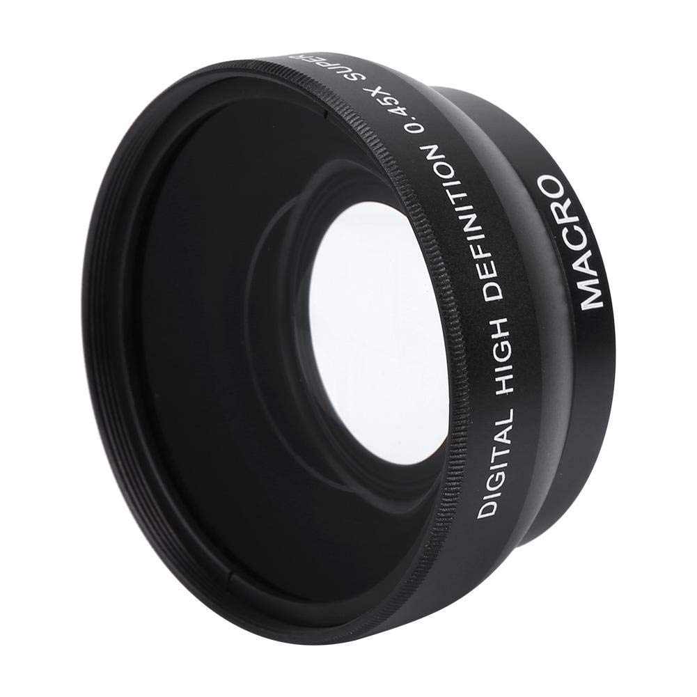 Camera Lens - 0.45X Wide-Angle Camera Lens for 49mm Mount Camera - Waterproo/Scratch-Proof/Oil-Proof Camera Len