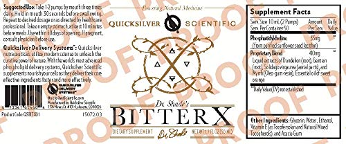 Quicksilver Scientific Dr. Shade's BitterX Herbal Bitters 1.70z - Thumbnail 3