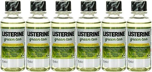 Listerine Mouthwash Green Tea 95 ml - Pack of 6