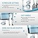 Dentive Professional Aquarius Water Flosser for Teeth, Braces and Bridges –120s Water Capacity, 10 Levels Adjustable, 7 Flossing Tips Set & IPX7 Waterproof