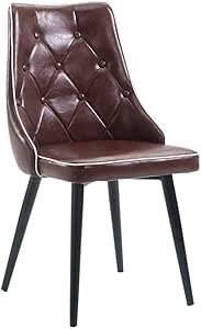 Natiya Silla De Comedor Taburete De Desayuno Cuero De Cera De Aceite