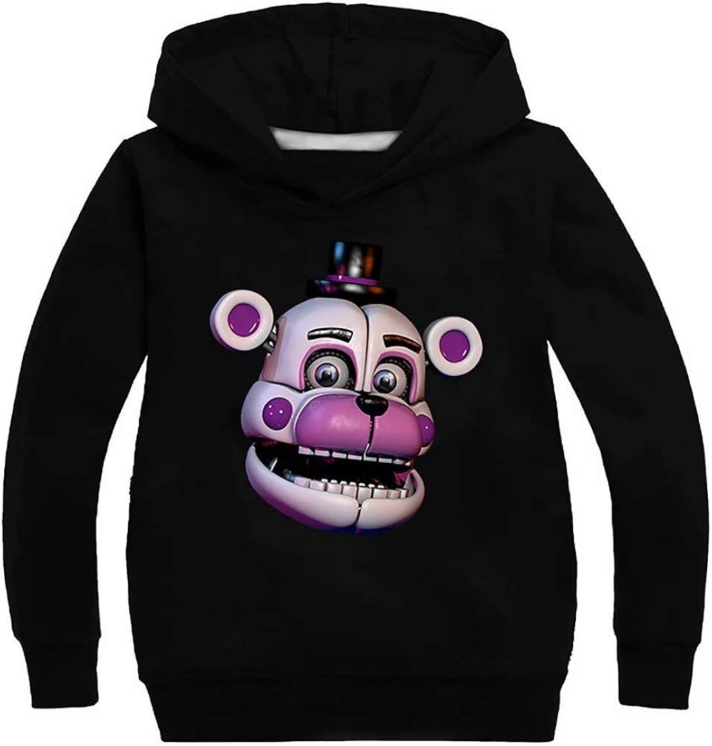 Five Nights at Freddy's Hoodies SweatShirts FNAF Hauts à Manches Longues Pull imprimé Pull à