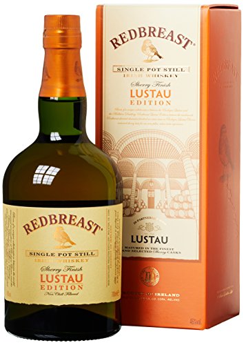 Redbreast Lustau Edition, Single Pot Still Irish Whiskey mit Sherry Finish, Gold Award Gewinner 2020, aus der Midleton Distillery in Irland, 700 ml