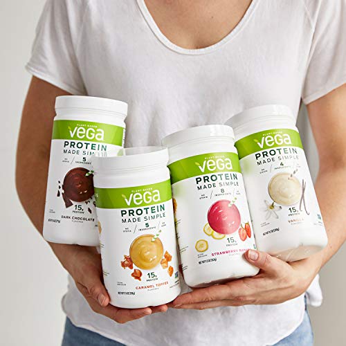 Vega Protein Made Simple, Strawberry Banana, Stevia Free Vegan Plant