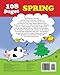 Spring: Coloring and Activity Book with Puzzles, Brain Games, Mazes, Dot-to-Dot & More for 2-5 Years Old Kids (Coloring Activity Book)