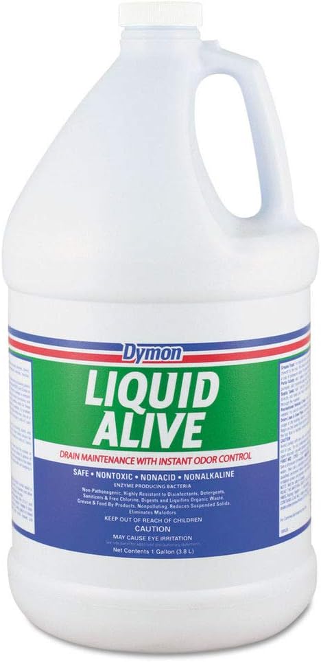 ITW Dymon 23301 Liquid Alive Enzyme Producing Bacteria, 1gal, Bottle, 4/carton