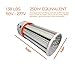 60W LED Corn Light Bulb, 250W Equivalent, Large Mogul E39 Base, 8115 Lumens, 5000K, IP64 Waterproof Outdoor Indoor Area Lighting, Replacement for Metal Halide HID, CFL, HPS
