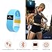 Activity Tracker,Gajozon Fitness Tracker Smart Watch Smart Band Wireless Bluetooth Sleep Monitor Wristband Running Pedometer Exercise for Android 4.3 IOS 7.0 (Blue)