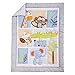 Trend Lab Jungle Fun 6 Piece Crib Bedding Set, Blue