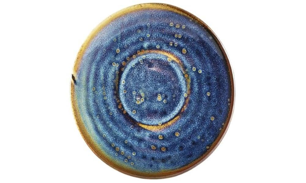 Genware Terra Porcelain, Aqua Blue, Saucer, 115mm, SCR-PBL11, Pack of 6