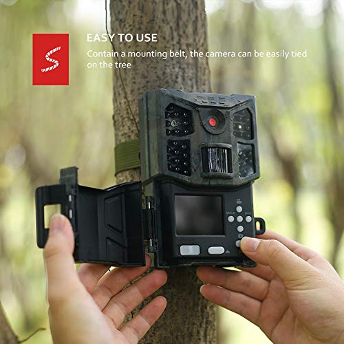 Victure Trail Game Camera Waterproof IP66 with Night Vision 20MP 1080P
