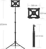 ULANZI Projector Stand, Adjustable Laptop Tripod 60-152cm, 3kg Capacity view 8