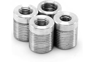 AMAZING AUTO (Sliver) Racing Manual Gear Shift Knobs Adapters for Fit Compatible with Mazda Tacoma STi Nismo 2004 Honda Accord Subaru Focus ST Miata Toyota