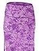 WB1058 Womens Tie Dye Fold Over Maxi Skirt XXXL Purple