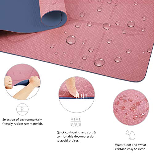 shownicer-Yoga-Mats-Pilates-Gym-Exercise-Mat-6mm-Thick-TPE-Non-Slip-Workout-Fitness-Mat-Equipment-Pro-Manduka-Mats-for-Women-Men-Home-Floor-Training-Mat-with-Carrying-Bag-Strap-183cm61cm6mm
