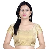 Chandrakala Women's Designer Bollywood Readymade Indian Style Saree Blouse Padded Brocade Choli (B106)