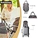 Diaper Bag Backpack - Polaris Multi-Function Maternity Nappy Bags for Baby Care | Travel Backpack with Large Capacity, Stroller Straps, Waterproof Cover - Durable and Stylish (Grey)