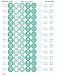 324 Mini Candy Stickers 0.75 Inch Girl Baby Shower Favors Decoration Labels Gender Neutral (Mint)