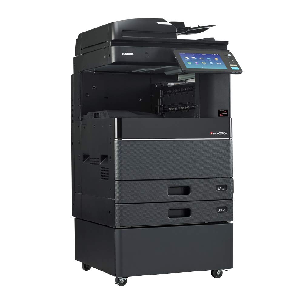 Toshiba E-Studio 2505AC A3/A4 Color Laser Multifunction Copier - 45ppm, Copy, Print, Scan, Scan-to-USB, Print-from-USB, Auto Duplex, Network, 2 Trays, Stand (Renewed)