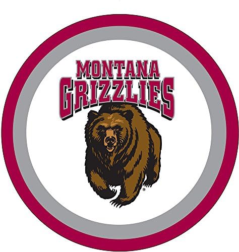 Mayflower Distributing Company 12 Count University of Montana Plate, 7", Multicolor