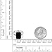 Gem Stone King 925 Sterling Silver Black Onyx Solitaire Ring For Women (6.60 Cttw, Emerald Cut 14X10MM, Gemstone Birthstone, Available In Size 5, 6, 7, 8, 9)