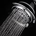 HotelSpa 2142 Extra-Large 5 Inch 6 Setting Head with New and Improved Enriched KDF Shower Filter Cartridge Inside, Chrome