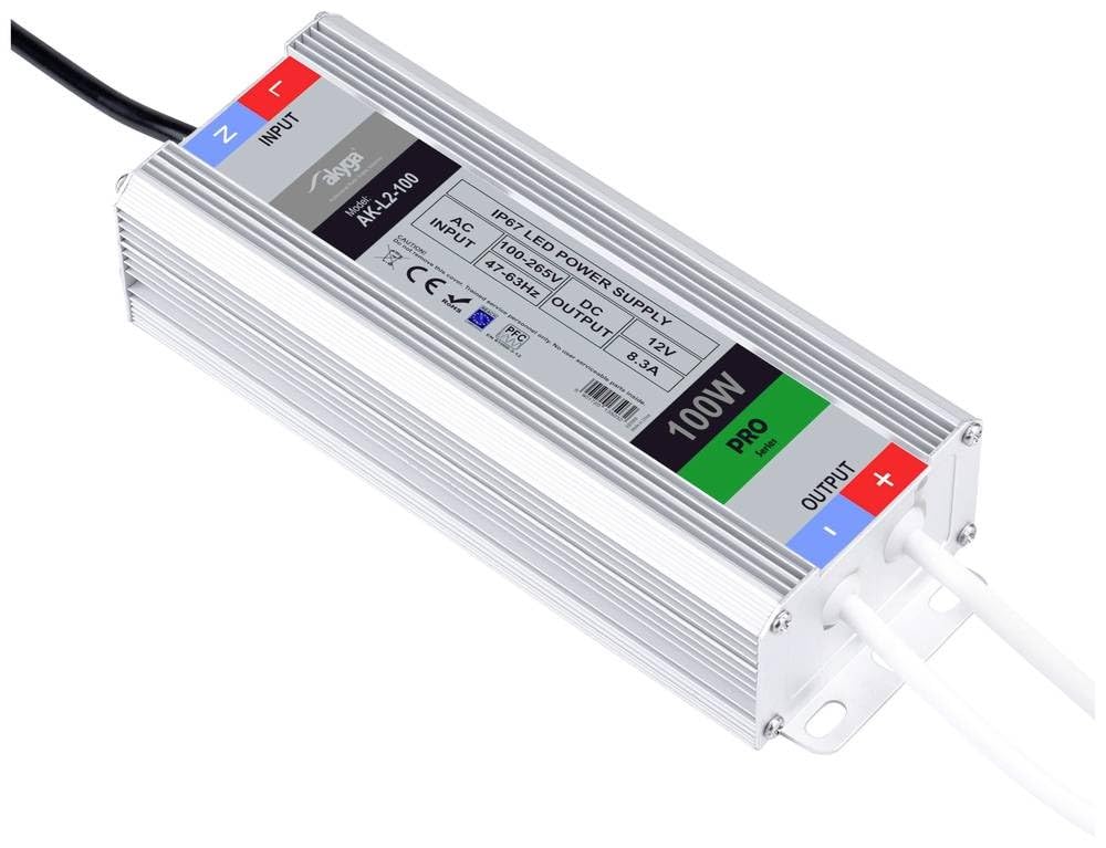 Akyga AK-L2-100 LED Power Supply Switching Power Supply Transformer Driver for LED Stripes 100 W IP67