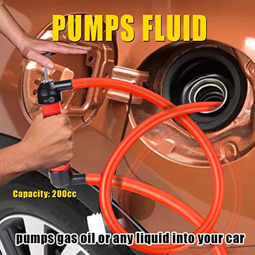 Custom Autos 3-in-1 Hand Siphon Emergency Vehicle Pump – Premium Quality