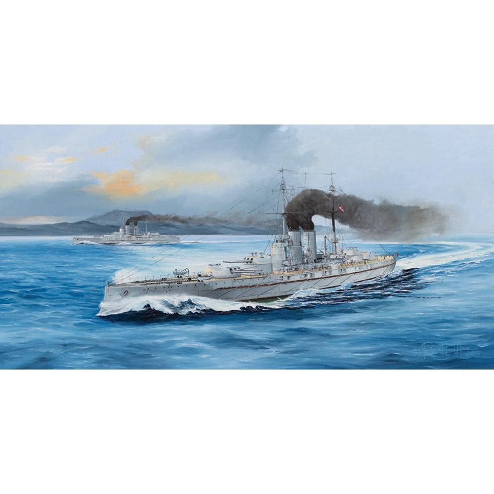 Trumpeter TRU05364 1/350 SMS Viribus Unitis Plastic Model kit, Multicolor