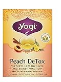 Yogi Tea,16 Tea Bags (Peach Detox, 1 Pack)